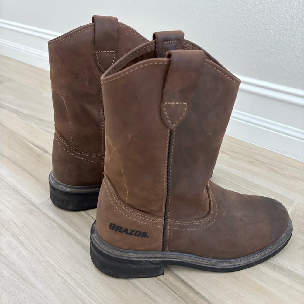 Brazos Kids Brown Boots